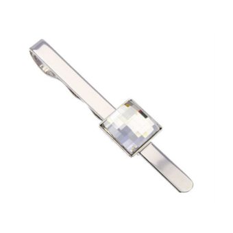 Зажим для галстука с кристаллом Swarovski Crystal, 12 мм
